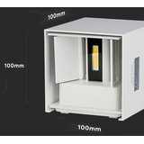  LED spoljašnje zidno svetlo LED/5W/230V 4000K IP65 bela | Eponuda.com