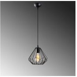 Opviq Vislica DIAMOND crna, metal, promjer 23 cm, visina 117 cm, podesiva visina, E27 40 W, Diamond - 704-S | shoptok.hr