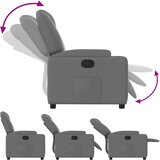  Naslonjač za noge tamnosive tkanine | shoptok.hr