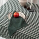 Linen Tales Laneni stolnjak 140x200 cm Forest Green Gingham – | shoptok.hr