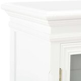  Komoda bela 70x28x70 cm iz trdne borovine | Shoptok.si