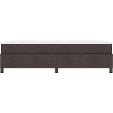  Postelja z vzmetnico Rjava 90 x 200 cm Tkanina & Inženirski les | Shoptok.si