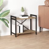 vidaXL Police za knjige hrast artisan 60 x 30 x 48.5 cm MDF i čelik | shoptok.hr