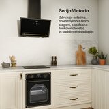 Klarstein Steklokeramična kuhalna plošča Victoria + ozka pečica Victoria | Brezčasna | 45 cm | Shoptok.si