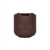 OYOY Mini Ručno rađena ukrasna tegla za cvijeće od terakote ø 9 cm Bear – Cijene