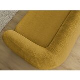 Bobochic Paris Gorčično rumena raztegljiva sedežna garnitura iz šenilje 228 cm Neyo – | Shoptok.si