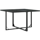 vidaXL 5-dijelni vrtni blagovaonski set crni od tekstilena | shoptok.hr