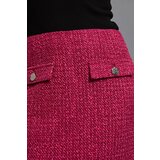 Marisse Pink Tweed Skirt | shoptok.hr