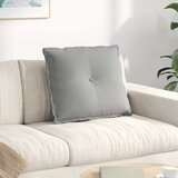  Jastuk za leđa Svijetlo siva 60 x 50 cm Mikrofiber tkanina | shoptok.hr