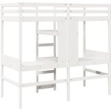  Okvir kreveta na kat bez madraca bijeli 90x190 cm od borovine | shoptok.hr