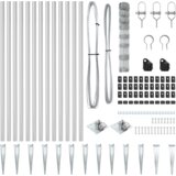 vidaXL poljska ograja 1x25 m pocinkano jeklo | Shoptok.si