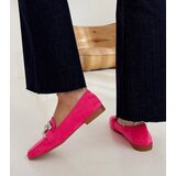 Gemre Pink loafers decorated with a chain Kuens | Shoptok.si