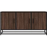 TV ormarić smeđi hrast 100x35x50 cm Konstruirano drvo i metal | shoptok.hr