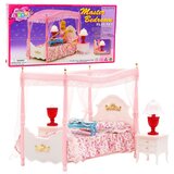  Furniture Set: Canopy Bed, Nightstands, Lamps | Shoptok.si