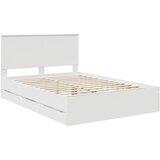  Krevetna konstrukcija Bijelo 150 x 200 cm Inženjersko Drvo | Eponuda.com