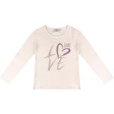 Leone 1947 Majice z dolgimi rokavi Girl T-Shirt Long Sleeves Love Bela Cene