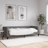  Dnevni krevet s madracem tamnosivi 80 x 200 cm od tkanine | shoptok.hr