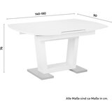 Mömax jedilna miza marlon, ca. 140-180 x 90 cm | Shoptok.si