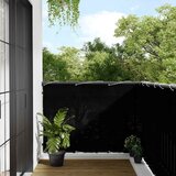 Balkonski zaslon crni 120x1000 cm 100 % poliester Oxford | shoptok.hr