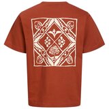 Jack & Jones Majica 'JORPAROS EASTER' hrđavo smeđa / bijela | shoptok.hr