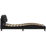  Okvir za krevet bez madraca Hvar crni 100x200 cm od umjetne kože | shoptok.hr