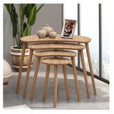 Hanah home Moon set klub stolova, 4 dijela, boja hrasta Cijene