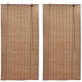  Rolete od bambusa 2 kom 150 x 220 cm smeđe Cijene