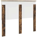  Uzglavlje s uzglavljem Dimljeni hrast 135 cm Konstruirano drvo | shoptok.hr