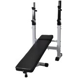  Klupa za vježbanje sa stalkom za utege i setom utega 120 kg | shoptok.hr