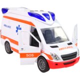  Vozilo hitne pomoći sa zvučnim i svjetlosnim efektima - bijeli | Shoptok.si