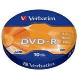 Verbatim DVD-R 4.7GB 16X 43729 disk Cene