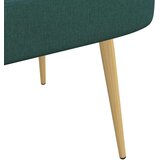  Oblikovana klupa s naslonjačem Tamnozelena 110 x 60 x 76 cm | shoptok.hr