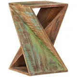 Bočni stolić 35 x 35 x 55 cm od masivnog obnovljenog drva