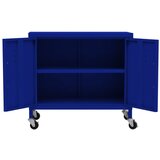 Ormarić za pohranu modri 60 x 35 x 56 cm čelični | shoptok.hr