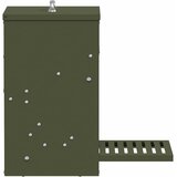 Feeder s nogom za piliće Maslinasto zelena 33 x 42 x 40 cm | shoptok.hr