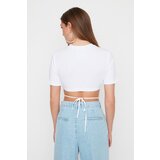 Trendyol X Sagaza Studio White Tie Detailed Bustier | Shoptok.si