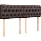 vidaXL Krevet s oprugama i madracem tamnosmeđi 160x200 cm tkanina | shoptok.hr