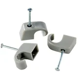 Objemka z žeblji (10 mm - 14 mm, 30 mm, 150 kos, Siva)