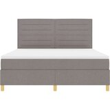  vzmetnica s škatlo in vzmetnico & LED Taupe 180x200 cm Tkanina, (22156530) | Shoptok.si