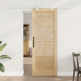 vidaXL Drsna vrata z nastavitvami 73,5x198,5 cm iz masivnega borovega lesa, Notranja vrata 'ORKDAL'73,5x198,5 cm iz masivnega borovega lesa | Shoptok.si