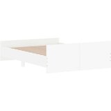 vidaXL Okvir kreveta s uzglavljem i podnožjem bijeli 140 x 190 cm | shoptok.hr