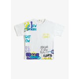 Koton T-Shirt - Ecru - Loose Cene