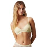 Calvin Klein Čipkani žuti grudnjak