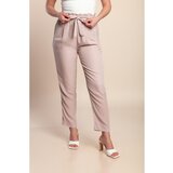 Fenzy Dolge Hlače Z Elastičnim Pasom, Svetlo Roza | Shoptok.si