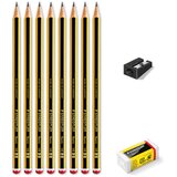 Olovka GRAFITNA HB NORIS PK8 PLUS GUMICA PLUS ŠILJILO GRATIS STAEDTLER 120 SBK8P1 BLISTER | shoptok.hr
