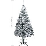  Umjetno božićno drvce sa snijegom zeleno 210 cm PVC | Eponuda.com