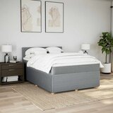 Krevet box spring s madracem svjetlosiva 160x200 cm tkanina | shoptok.hr
