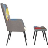  Stolica za opuštanje s osloncem za noge patchwork od tkanine | Eponuda.com