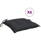 The Living Store Blazine za palete 6 kosov črne 50x50x7 cm oxford tkanina - Blazina Za Palete, (21487239) | Shoptok.si