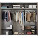 Hom`in omara z drsnimi vrati, barve hrasta | Shoptok.si